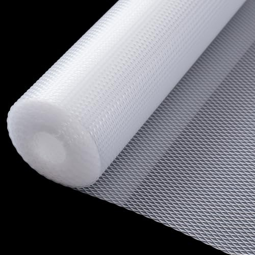 Zindoo Rivestimento Antiscivolo per Cassetti Cucina Trasparente Tappetino Non-Adesivo Eva Plastica Per Cassetti Cucina Frigorifero Armadio Scarpiera Mensola Mensole di Dispense,44.5x200cm