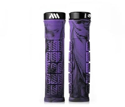 MTB Bike Grips Rise - Ergonomic and Non-Slip for Enduro - Purple Camo