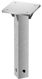 Schneider Bodenanker für Ampelschirme Rhodos eco, Silbergrau, 40 x 16 x 16 cm