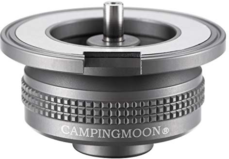 CAMPINGMOON Camping Gas Stove Adapter, Input: EN417 Lindal Valve Canister, Output: Butane Gas Stove Z13M