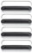 4 Pcs Metal Pen Storage Boxes with Sponge Lining, Portable Tin Pencil Cases, Square Gift Boxes for Dust and Water Protection (Silver)