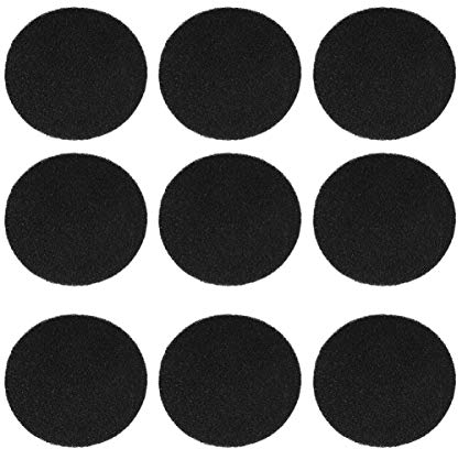 HEMOTON 12 Stück Active Kohle Filter Aktivkohlefilter Filtermatten für Lüftungsanlagen Kohlefilter Katzenstreupfannen Biomüll Behälter Filter Runde Aktivkohlefilter für Komposteimer 160 mm