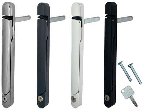 Verselo Low Profile Window Handle for Blinds (White, 15mm)