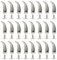 50 Stück 10 x 25 mm Legierung, kugelförmige Bolzen-Spike-Nieten für DIY-Handwerk, Punk, Kleidung, Leder, Halskette, Taschen, Schuhe, Jacken, Gürtel, 7 x 21 mm