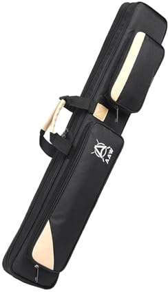 F Fityle Custodia per Stecche da Biliardo per Stecche da Biliardo Custodie per Stecche snodate da 1/2 Borsa da Trasporto Resistente all'Usura Custodie per, Nero