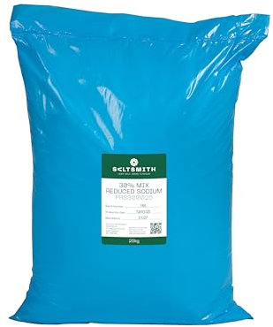 Saltsmith - 30% Reduced Sodium Salt | 70% Sea Salt, 30% Potassium Chloride | Less Salt More Flavour | 25KG