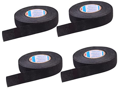ELAYARD 4pcs Heavy Duty Electrical Insulation Tape Car Wire Tape for Diy Industrial Home Use