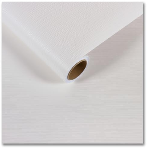 CRE8TIVE vit strukturtapet träutseende tapet 30 cm x 200 cm