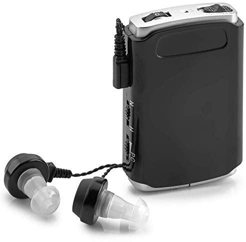 MEDca - Pocket Voice Enhancer Device mit Duo Mic/Ear Plus zusätzlichem Kopfhörer- und Mikrofonset, persönliches Gerät