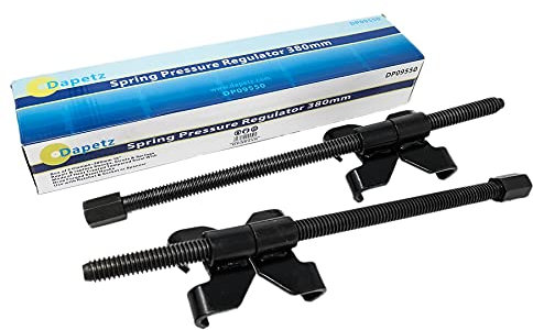 Dapetz ® Coil Spring Compressor 2pce 380mm Coarse Thread Prevents Stripping. Vehicle Suspension Struts Tool The Tool is Designed for use in Limited Space Under Wheel