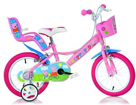 Peppa Pig Bicicleta 16-5-7 años Infantil, Bebés niñas, Rosa