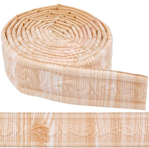 CRASPIRE 238 x 4,6 cm skal-pinne skumkrona gjutning golvlist trim orange vit marmor självhäftande flexibel spegel tapet klibbig kant 3D vägg kantlinjer bas golvlist för hotell hem gör-det-själv dekor