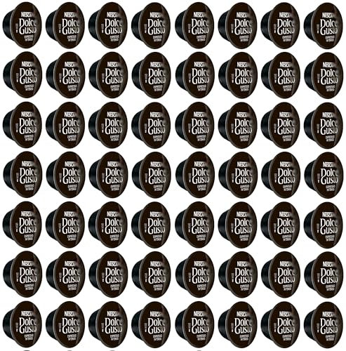Compatible with Dolce Gusto Machines 100 x Espresso Intenso Coffee Pods 100 Capsules 100 Drinks