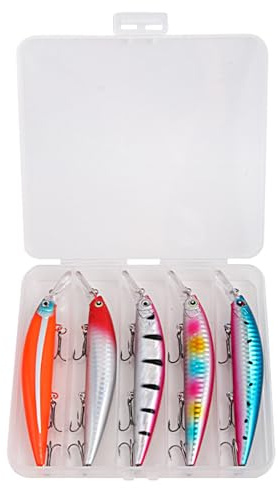 Qsvbeeqj Minnow Esca Pesca Pesca Wobbler Esca Artificiale Hard-Esca