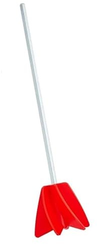 40cm Plastic Helical Mixing Paddle for Drill – Anti-Scratch Bucket Mixer with Steel Rod – for Paint, Primer, Glue & Mortar Mix – Outillage Carreleur 2.0