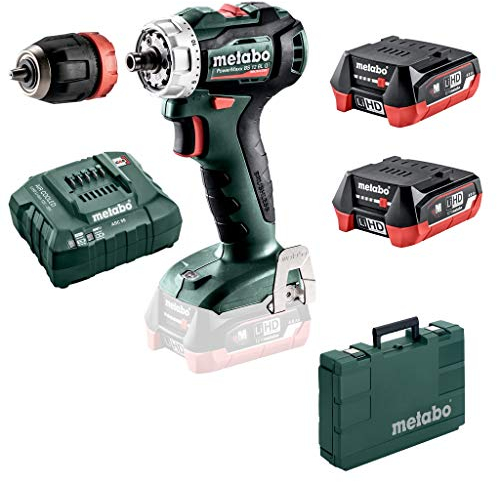 Metabo POWERMAXX BS 12 BL Q ohne Schlüssel schwarz, grün, rot, silber 1650 U/min 1,1 kg