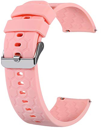 Ruentech Band Kompatibel mit Garmin Vivoactive 4s Armband Ersatz-Silikonarmbänder Kompatibel mit Vivoactive 4s GPS Smartwatch (rosa)