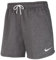 Nike Damen W Nk Flc Park20 Kz Shorts, Charcoal Heathr/White/White, M EU