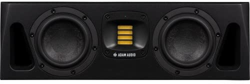 Monitor da studio ADAM Audio A44H, due woofer MLM da 4, tweeter AMT prodotto a mano, guida d'onda HPS orientabile, amplificazione ibrida - Diffusore nearfield/midfield da studio