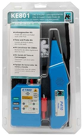 Kurth KE801 LWL-Kupfer Leitungssucher-Set
