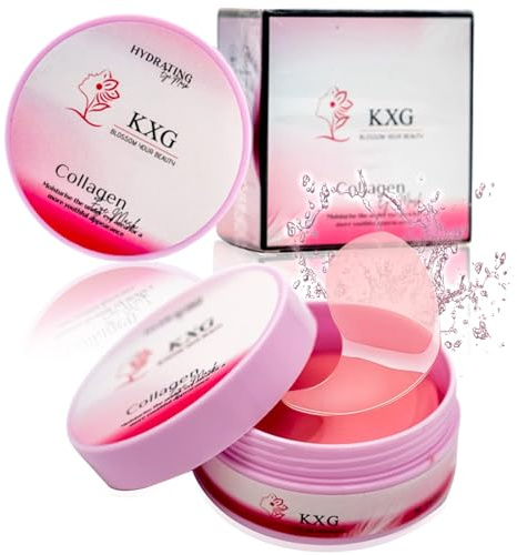 KXG Collagen Under-Eye Mask - Collagen Under Eye Patches, Under-Eye Treatment for Hydrating Puffy Eyes (30pairs)