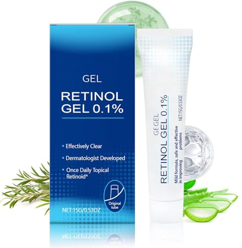 Retinol Gel, Spot Cream For Acne, Blemish Cream, Anti Acne Face Creams, Control Sebum Secretion, Oil Control, Skin Soothing Gel for Face, 15g (1)