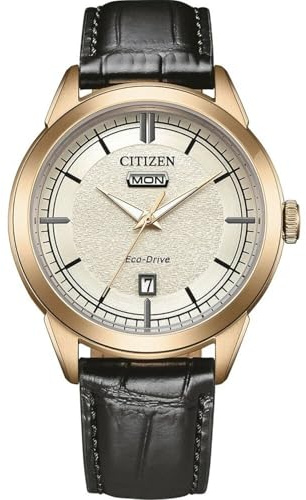 Citizen AW0153-04A Eco-Drive - Reloj Solar para Hombre (Acero Inoxidable, Correa de Piel, 40 mm)