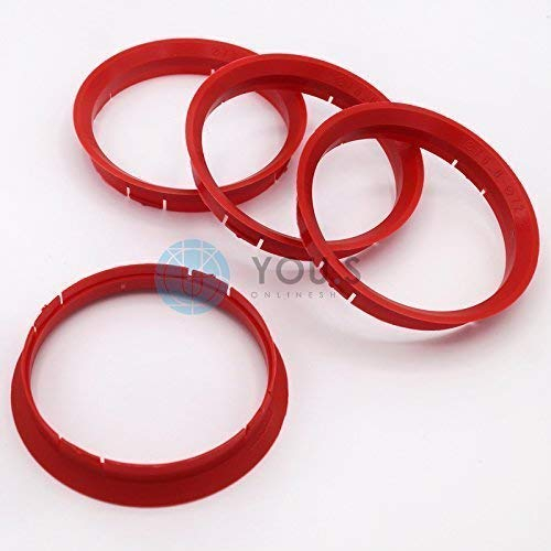 4 x ZENTRIERRINGE DISTANZRING für ALUFELGEN Z18 76,0-72,6 mm Alutec Anzio Rial