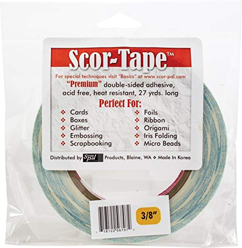 Scor-Pal Products Scor-Tape .375X27Yd 10Pkg, 27yds 10 Pack