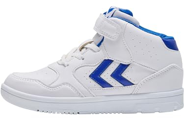 HUMMEL Camden HIGH JR Sneaker, White/Blue, 28 EU