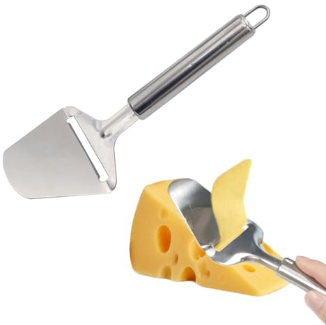 Käsehobel, 1 Stück Käsehobel aus rostfreiem Edelstahl,Käseschneider,Cheese slicer,Käsehobel Testsieger,Käsemesser für Hart- und Schnittkäse cheese slicer Käseschaber ideal zum Servieren am Tisch