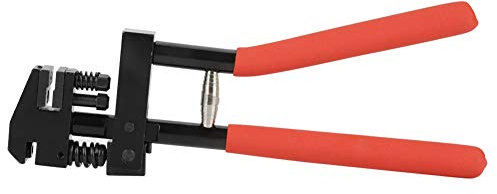 Risegun Stanzzange, 2-in-1, Karbonstahl, Kantensetzer, Joggler, Flanschlochzange, 5 mm, Stanzer für Metall- und Lederhandwerk