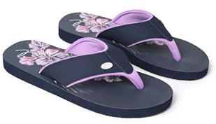 Animal Swish Womens AOP Flip Flops - Slip-on, Lightweight Sandals with Soft padded upper straps - For Autumn, Winter, Beach & Outdoors Light Purple Adult Shoe Size 6