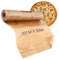 ELEPRUC Papel de Horno Sin Blanquear - Papel Horno Rollo 50m, Papel Par Freidora Aire Bpa Free con Cortador, Antiadherente Papel para Hamburguesa SáNdwich Papas Fritas Carne