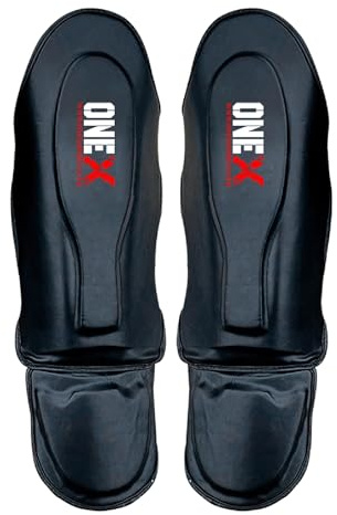 Kids Shin Guards with Instep Protection Pads – Kickboxing Muay Thai MMA Martial Arts Sparring Gear for Boys & Girls – Leg, Foot & Instep Guards for Karate, BJJ, Taekwondo