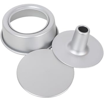 Chiffon Cake Baking Pan - 6/8/10 Inch Cakes Tin, Savarin Mould, Angel Foods Maker | Non-Stick Aluminum Tube Pans, Even Heat Distribution, Easy Release Food Sponge Cakebaking