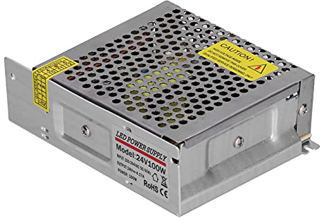 YWBL-WH 24V 100W Reglerad Strömförsörjning, Aluminiumhölje med Hög Effektivitet för LED-industriutrustning och Solcellsanläggningar, Kompakt Design 130x98x40mm