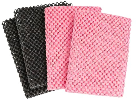 Pilatesmatta halkfria handdynor, 4 delar halkfria träningshanddynor med nätgrepp för yoga, pull-ups, gymträning, gratis vikter träning, bodybuilding hemfitness