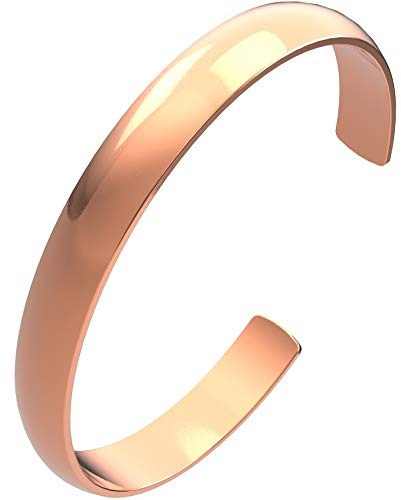 Bracciale in rame naturale, in rame massiccio, senza magnete - eleganza
