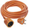 EMOS - IP20 Verlängerungskabel 25m - 1 Schuko-Steckdose - 230 V, 16 A, 3680 W - hochwertige PVC-Isolierung - H05VV-F3G 1,5 mm² - erhöhter Berührungsschutz - für Innen - orange