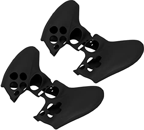 Schutzhülle für PS5-Controller, Game Grip-Schutzhülle, Ergonomisch, Weich, Langlebig, Gamepad-Hülle, Universal-Griff, Körperschutz, 2 Stück (weiß), 2 Stück, Silikon, rutschfest,