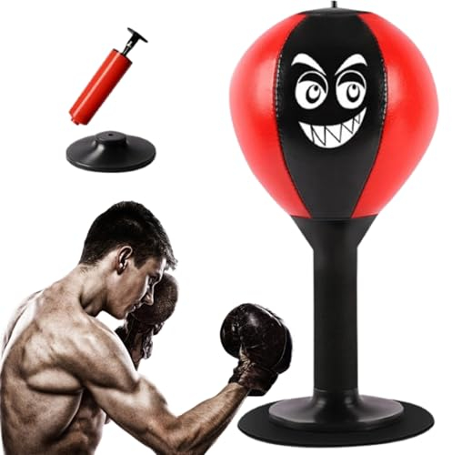 Ziyero Desktop Punching Bag,Boxing Bag Speed Balls Boxing High-Performance Spring Chassis & Strong Suction for Kids, Teenagers, Adult