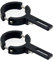 NINGDAKEAI 2 PCS Support de Phare de Moto Pinces de Montage de Lumière Tout-terrain, Adaptée à la Plupart des ATVs UTVs Camions(38-60 mm)