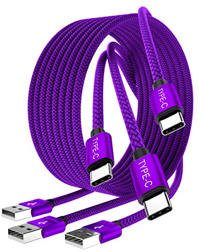 Basesailor Ladekabel für Samsung Galaxy Tab S10 Plus Ultra, USB A zu USB C Kabel 1/2/3M 3Pack,USB Typ C Schnellladekabel,USBC Netzkabel Ladegerät für Galaxy Tablet S9 S8 S7 FE S6 Lite S5e,A9 A8 A7 5G