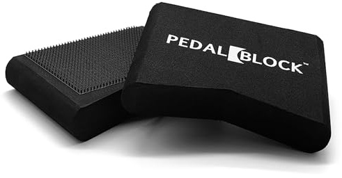 PedalBlock - Hi-Hat and Pedal Anchor System - Total Slide Prevention - For Double Kick Pedal, Hi-Hat Stand, Keyboard Pedal, Electric Bass Drum Pedal - Drum Set Accessory & Gift (Set of 2)