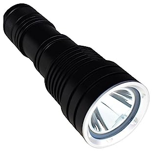 Mini Scuba Diving Tank Dykficklampa, Bärbar Undervattensnattdykning Superljus Uppladdningsbar Liten Ficklampa Aluminiumlegering Belysning Utomhus Dykficklampa Vattentät Bländning för Underwater Explor