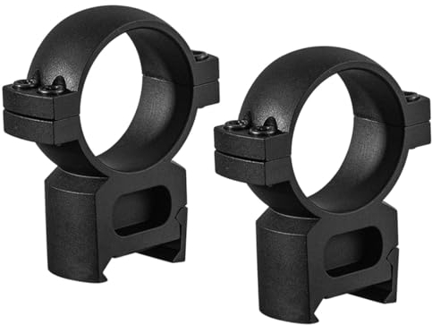 2pcs 30mm Bague de Fixation de la Lunette Optique Support de visée Queue d'aronde Double Clou siège 20mm Rail 55mm Hauteur