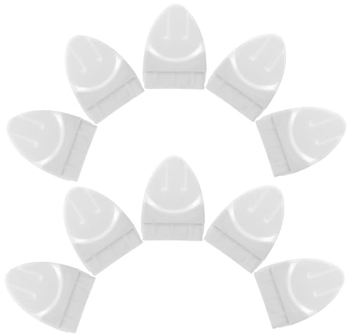 NUOBESTY 10 Embouts de Poteaux en Plastique 20X40 MM Couvre-Poteaux pour Clôtures et Parterres de Fleurs Protection Anti-Infiltration Installation Facile pour Jardin et Balcon