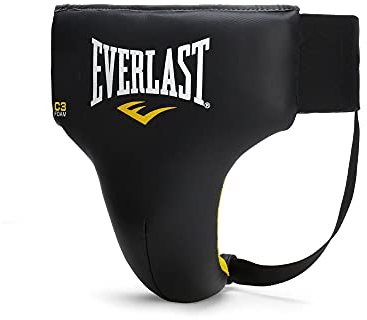 Everlast Unisex - Erwachsene Lightsparring Protector , Tiefschutz, Schwarz, XL