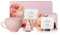 Tea Forte Jardin Gift Set with Pink Cafe Cup, Tea Tray and 10 Handcrafted Pyramid Tea Infuser Bags